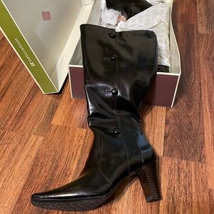 Naturalizer Brown Knee High Boots - wide shaft, 10